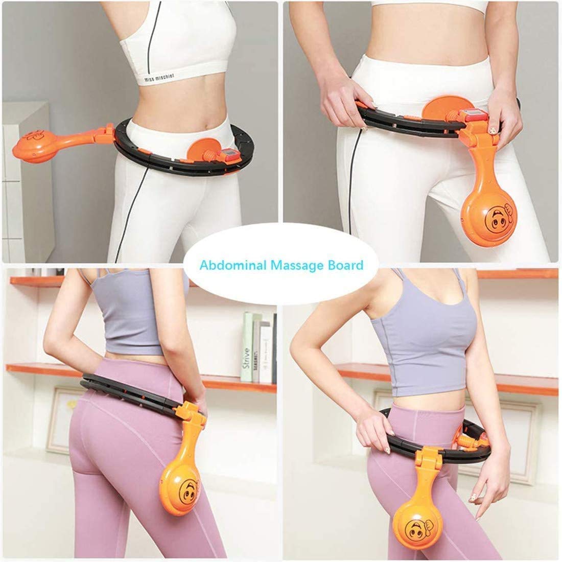 Adjustable Auto Counting Belly Reducer Waist Ring Hoop (6547424870434)