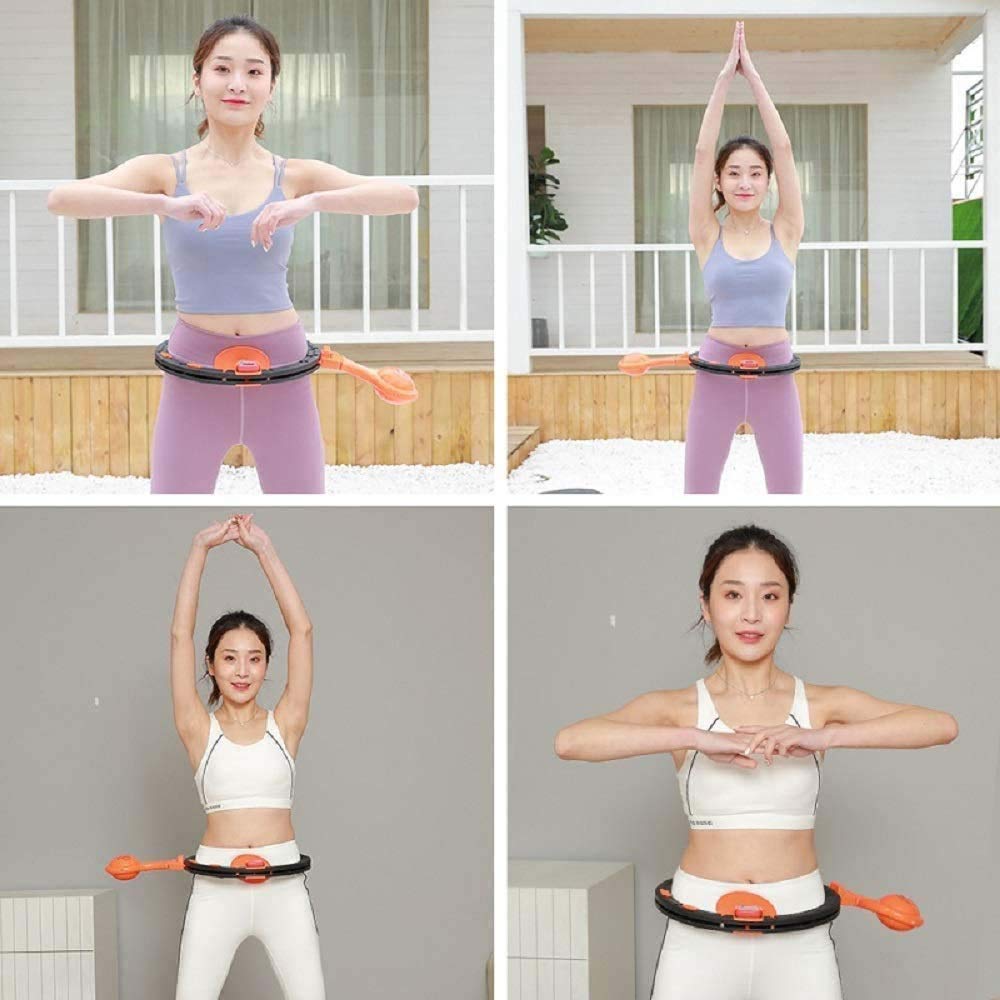 Adjustable Auto Counting Belly Reducer Waist Ring Hoop (6547424870434)