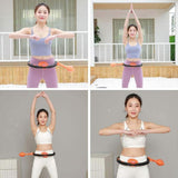 Adjustable Auto Counting Belly Reducer Waist Ring Hoop (6547424870434)