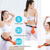 Adjustable Auto Counting Belly Reducer Waist Ring Hoop (6547424870434)