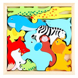 Cartoon Animal Fruit Educational Puzzle Toy