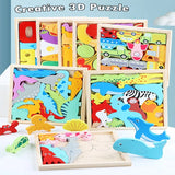 Cartoon Animal Fruit Educational Puzzle Toy