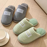 Soft Sole Corduroy Winter House Slippers