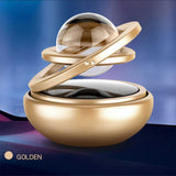 Double Ring Solar Car Perfume with Boll