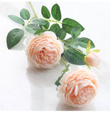 3 Headed Peony Artificial Flowers