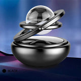 Double Ring Solar Car Perfume with Boll