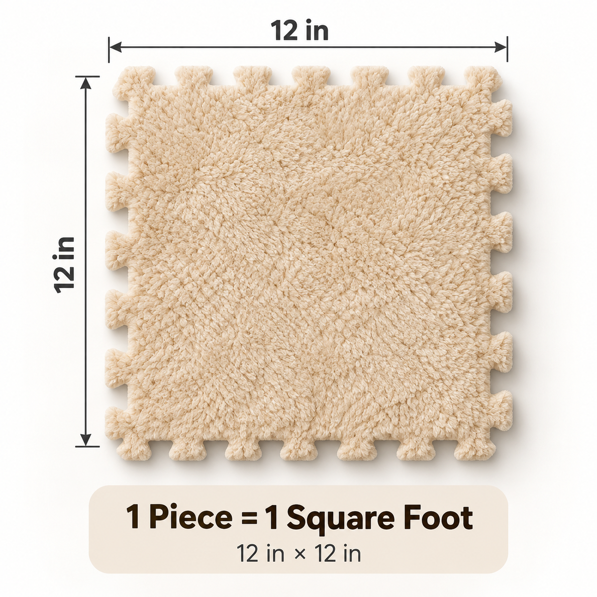 Soft Washable Foam Splicing Tiles Carpet (১২ পিস — ৩ ফুট × ৪ ফুট ঢাকবে)