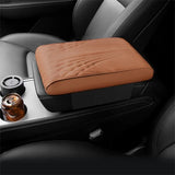 PU Leather lattice Pattern Embroider Car Hand Support