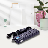 Dual USB Multiplug 4 Port Extension Socket