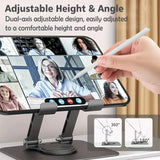 360° Foldable & Adjustable Desk Tablet Stand