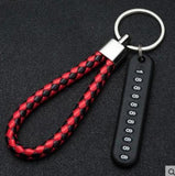 Anti-lost Number Plate Car Keychain