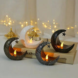 Moon-Star Electronic Lantern Candle Light