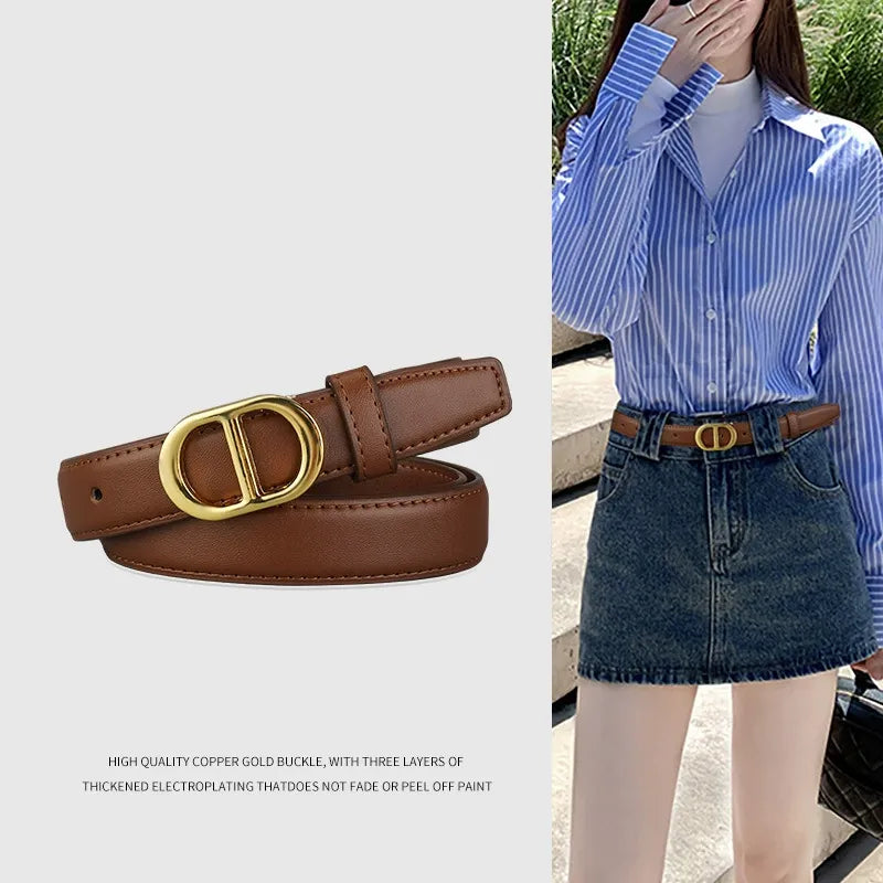 Fashionable Genuine Leather Waist Belt