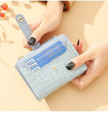 Crocodile Pattern Compact Wallet for Women