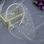 Elegant Bride Mesh Veil Hairband