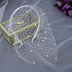 Elegant Bride Mesh Veil Hairband