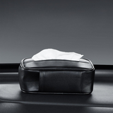 Premium PU Leather Car Tissue Organizer
