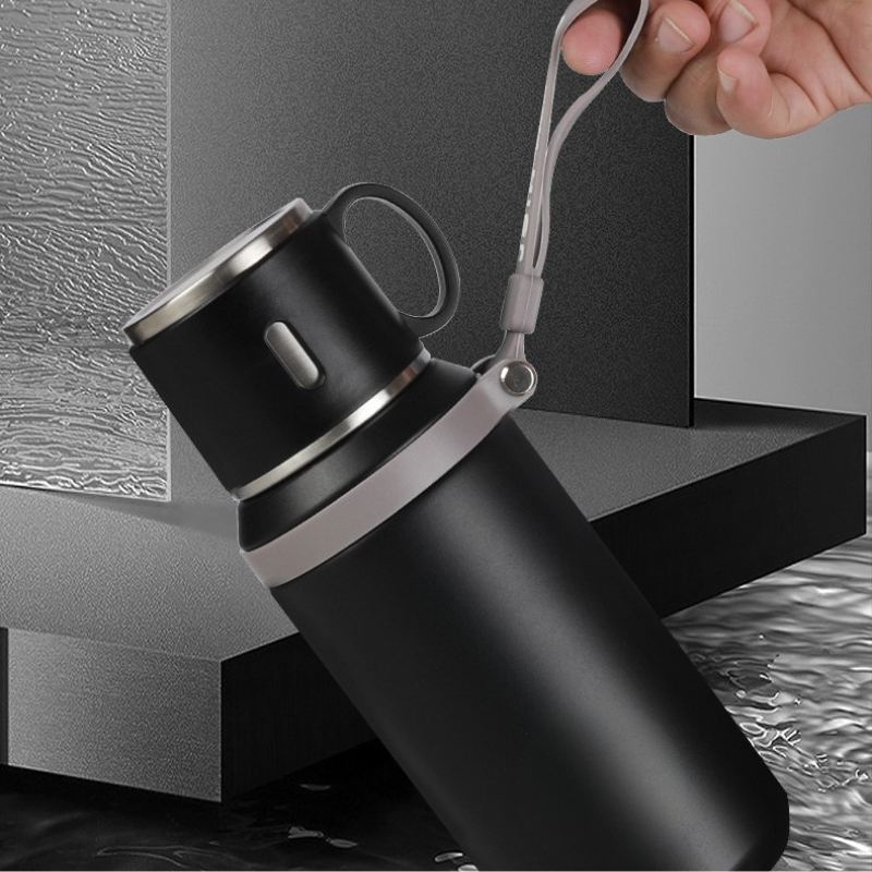Large Capacity Dual-Use Thermos Cup