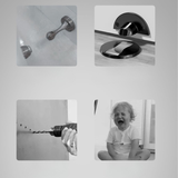 Hole-free Magnetic Adjustable Door Stopper