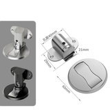 Hole-free Magnetic Adjustable Door Stopper