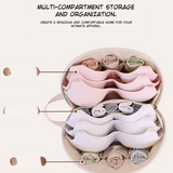 Multi-Compartment Underwear Storage Bag
