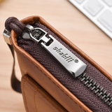 Classic Long Strap Leather Wallet