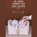 Multi-Compartment Underwear Storage Bag