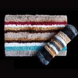 Microfiber Colorful Stripe Mat