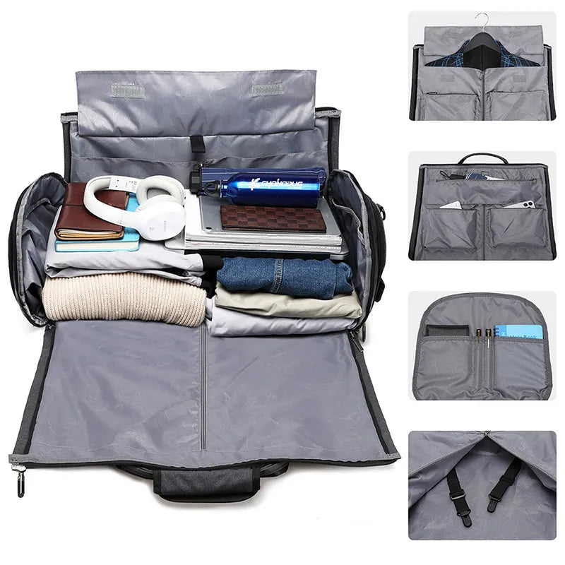 Men s Suit Travel Bag Multi functional Large Capacity Handbag
