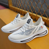 New Breathable Sports Running Shoes-White-41