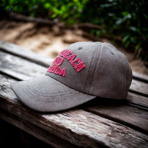 Vintage Miami Beach Embroidered Baseball Cap