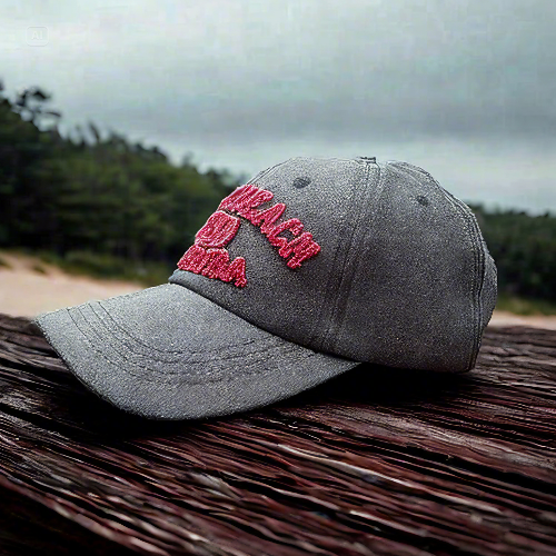 Vintage Miami Beach Embroidered Baseball Cap