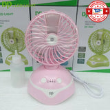 Portable Rechargeable Table Mini Fan With Water Sprayer