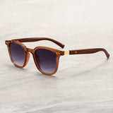 Trendy Wood Grain Vintage Polarized Sunglasses