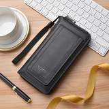 Classic Long Strap Leather Wallet