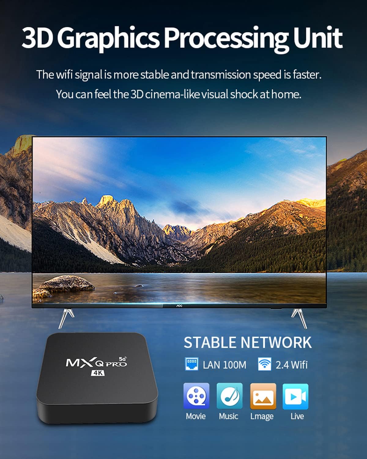 MXQ Pro Android TV BOX