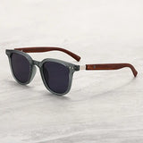 Trendy Wood Grain Vintage Polarized Sunglasses