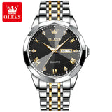 Olevs Stainless Steel Quartz Watch