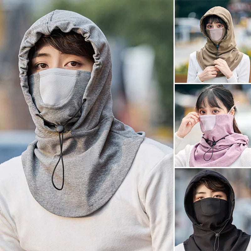 Windproof Integrated Design Neck Warmer Winter Face Cover