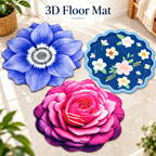 FloraNest Royal Bloom Anti-Slip Mat