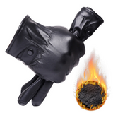 PU Leather Premium Touch Screen Gloves