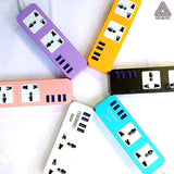 4USB Fast Charging Universal Multifunction Power Socket