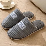 Soft Sole Corduroy Winter House Slippers