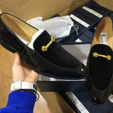 Leather Loafers Shoes for Men /Black / 41