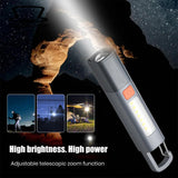 Ultra-bright Usb Rechargeable Led Flashlight