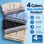Premium Luxury Ice Silk Comfort Men’s Underwear (Set of 4)