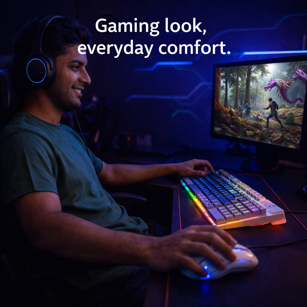 Velora RGB Premium Keyboard Mouse Set