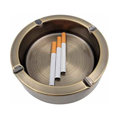 Luxury Antique  Stainless Steel Ashtray