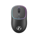 Rechargeable 4 Buttons Silent Wireless Mouse (Random Color)