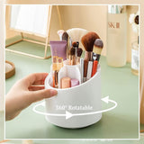 360 Degree Rotating Base Makeup Brush organizer